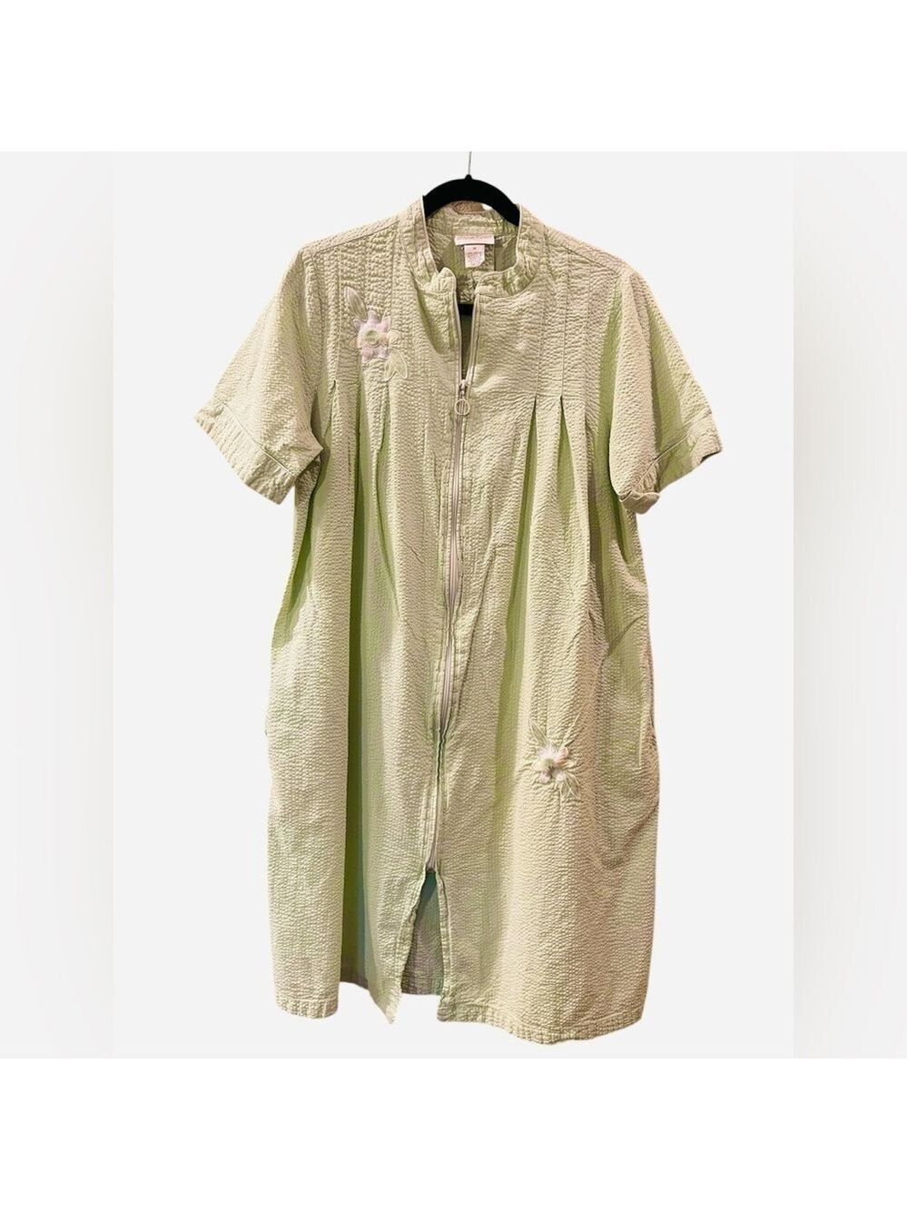 Secret Treasures Women’s Green Floral House Coat Nightgown Robe Size: Medium